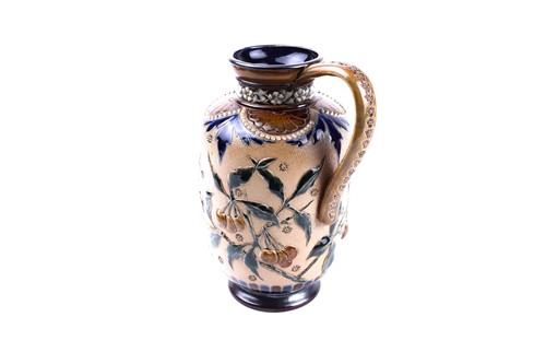 Lot 389 - A late 19th century Doulton Lambeth stoneware...