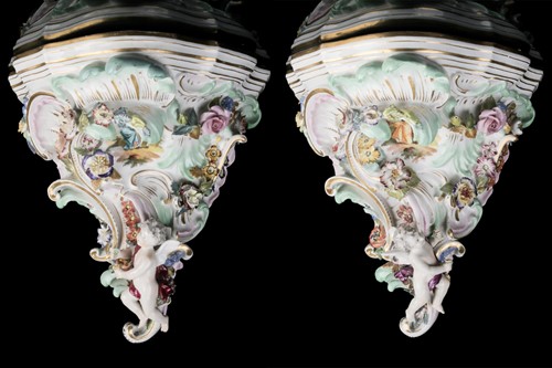 Lot 388 - A pair of 19th c. Austrian, Vienna style...