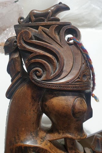 Lot 17 - A carved Toba Batak, Sumatra, Indonesia,...