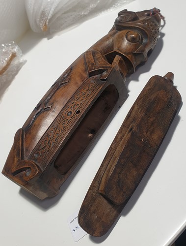 Lot 17 - A carved Toba Batak, Sumatra, Indonesia,...