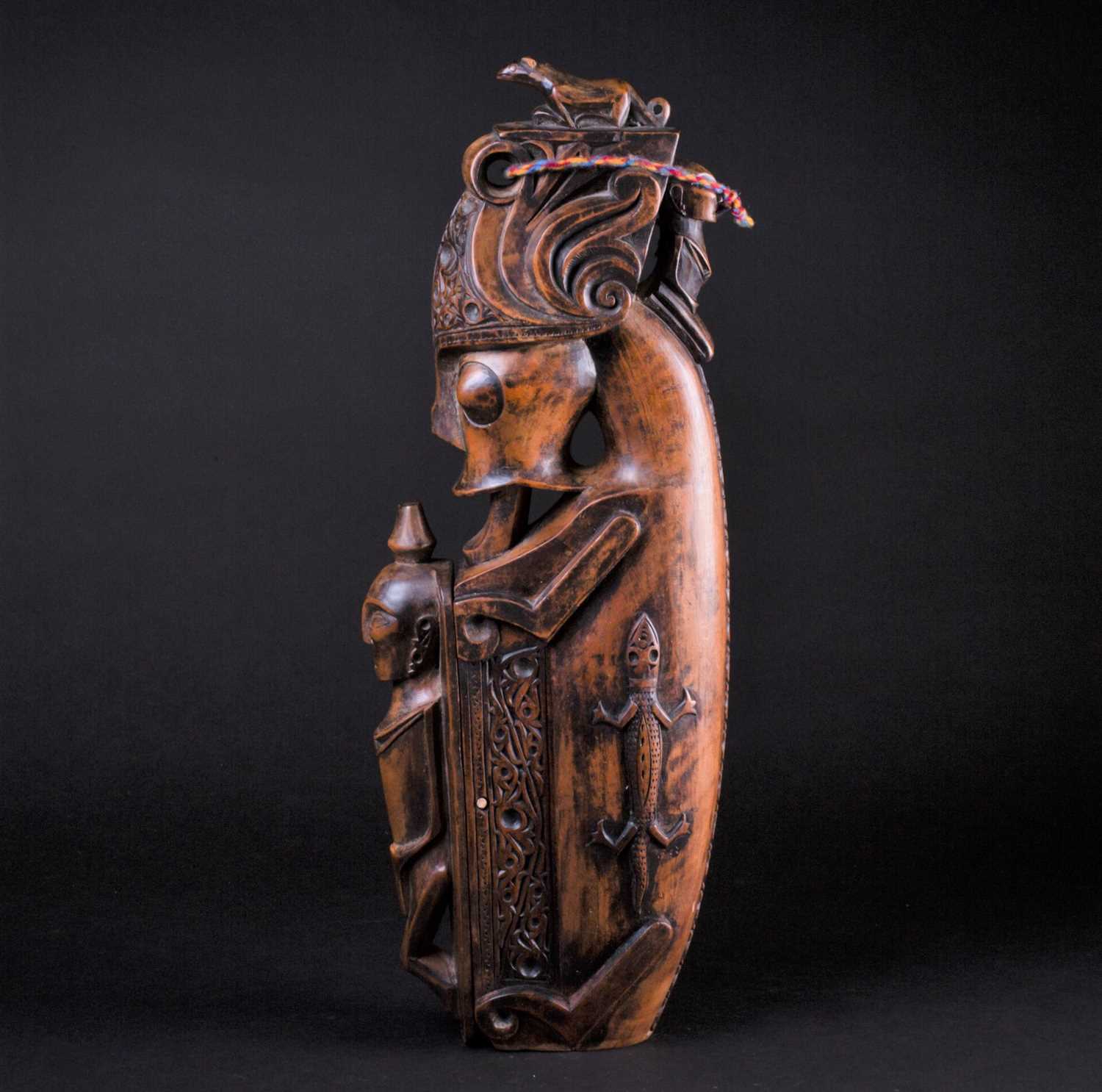 Lot 17 - A carved Toba Batak, Sumatra, Indonesia,...