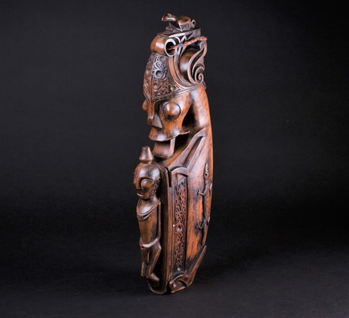 Lot 17 - A carved Toba Batak, Sumatra, Indonesia,...