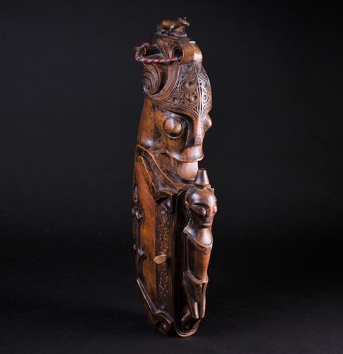 Lot 17 - A carved Toba Batak, Sumatra, Indonesia,...