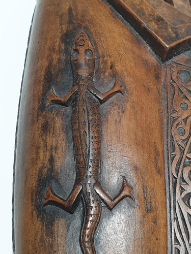 Lot 17 - A carved Toba Batak, Sumatra, Indonesia,...