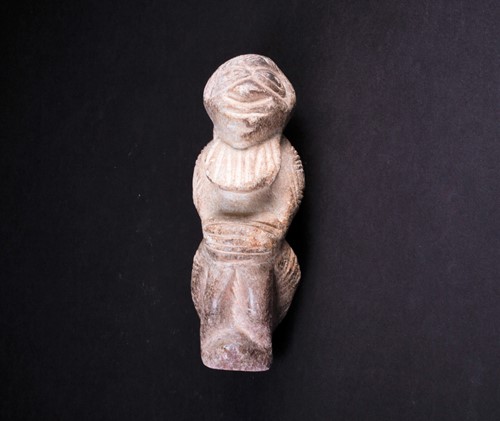 Lot 9 - A carved stone Nomoli figure, Sierra Leone,...