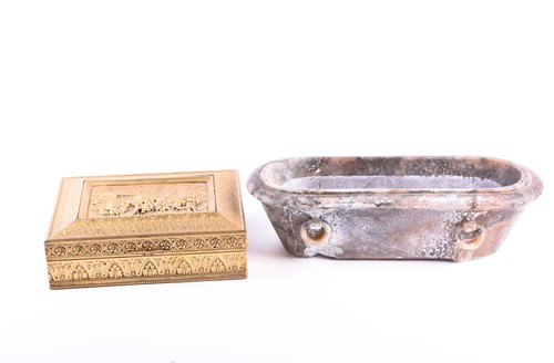 Lot 449 - A 19th century Grand Tour marble model of a...