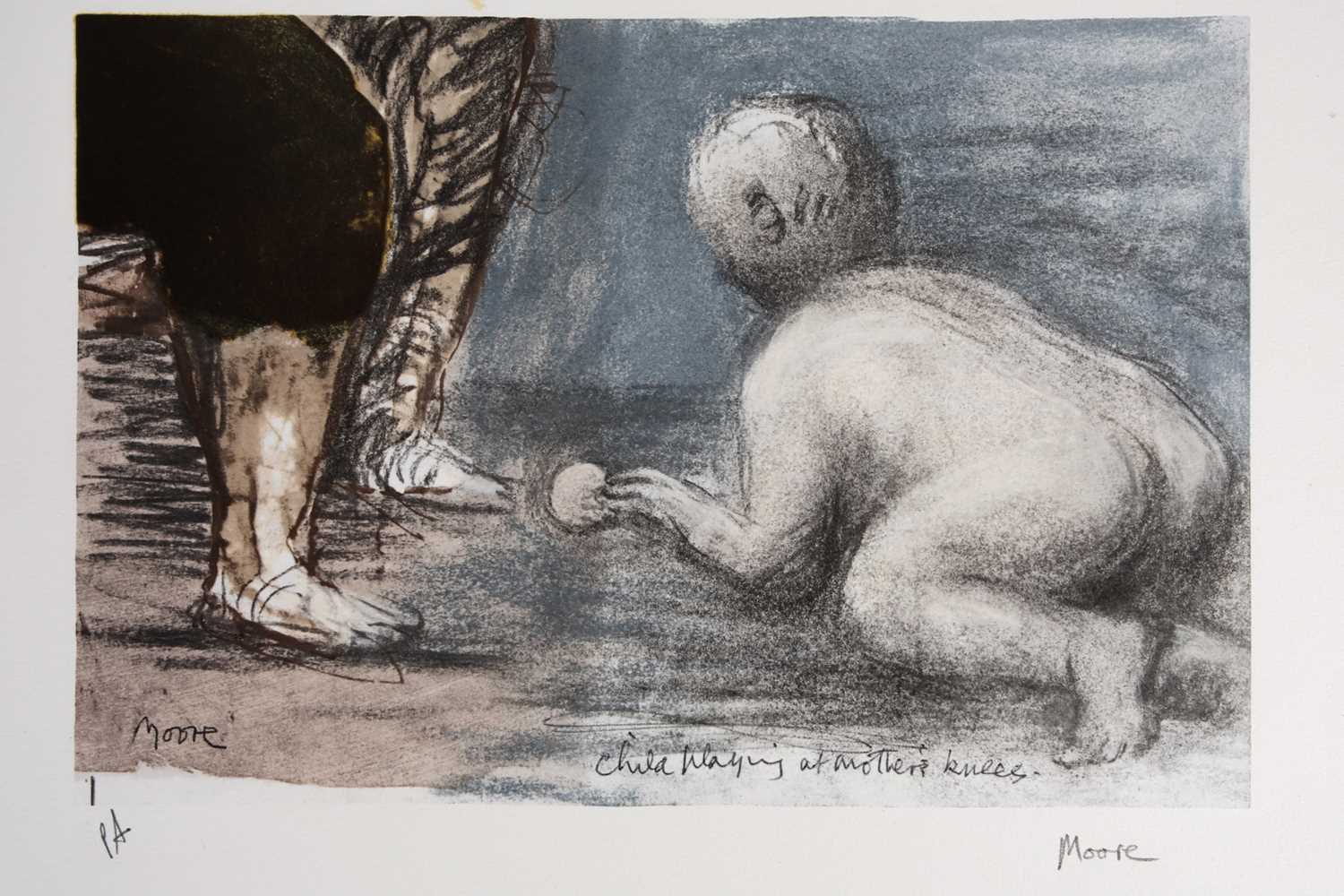 Lot 74 - Henry Moore (1898-2006), 'Child Playing at...