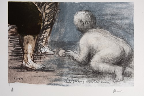 Lot 74 - Henry Moore (1898-2006), 'Child Playing at...