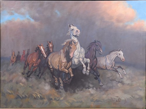 Lot 3 - Janos Viski (1891-1987) Hungarian, a group of...