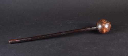 Lot 111 - A South African Zulu knobkerrie, late...