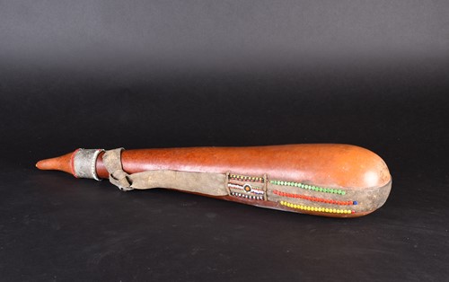 Lot 96 - A Maasai milk gourd, Kibuyu, Kenya, of...