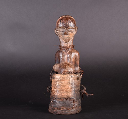 Lot 83 - A Fang Byeri reliquary box, Gabon, the...