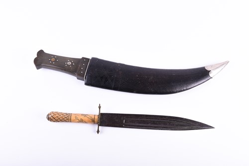 Lot 433 - A Caucaus Kindjal, 19th century, with carved...