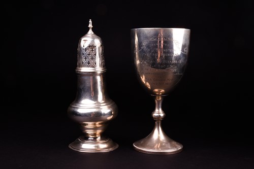 Lot 552 - An Edwardian silver sugar sifter, London 1905...