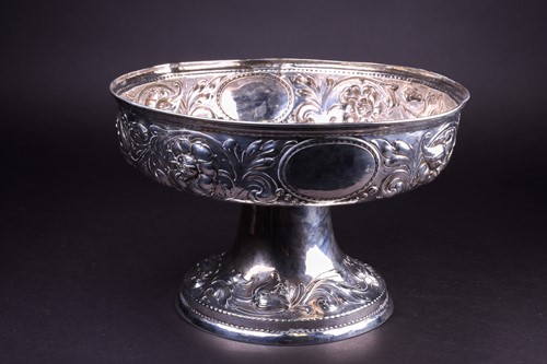Lot 555 - A 19th century German silver centerpiece/fruit...