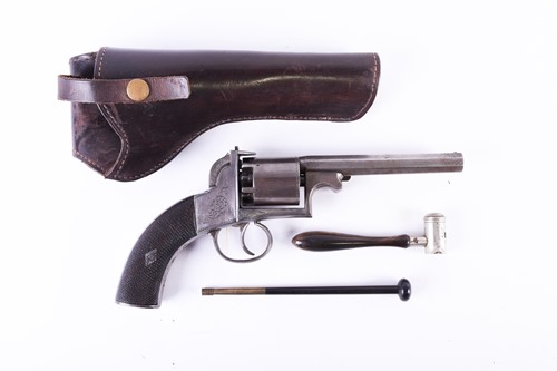 Lot 439 - A Webley - Bentley attributed single action...
