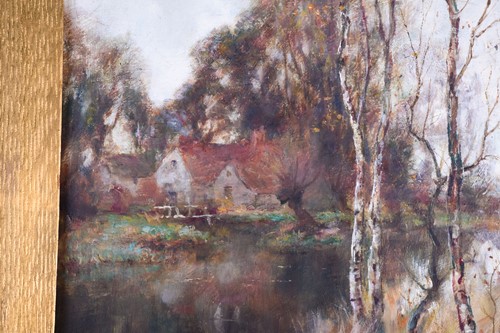 Lot 9 - Val Davis, 20th century, Silver Birch by a...