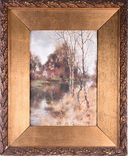 Lot 9 - Val Davis, 20th century, Silver Birch by a...