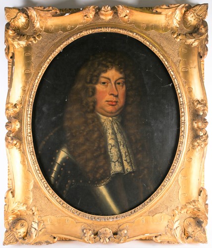 Lot 10 - A large early 18th-century portrait of a...