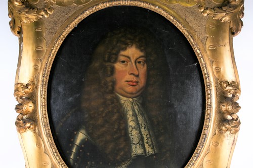 Lot 10 - A large early 18th-century portrait of a...