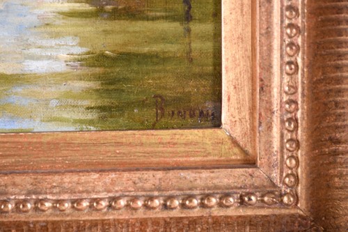 Lot 23 - A pair of late 19th century paintings of...