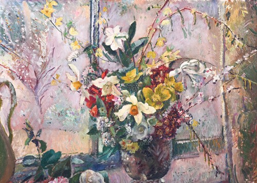 Lot 27 - Malcolm Milne (1887-1954), 'Window', a still...