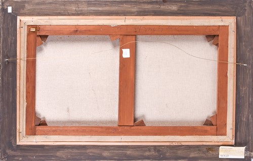 Lot 28 - 20th century school, a river landscape in...
