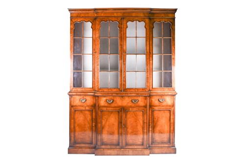 Lot 119 - A reproduction Georgian style walnut...