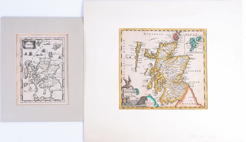 Lot 502 - A 17th century map of Scotland (Escosse sic),...