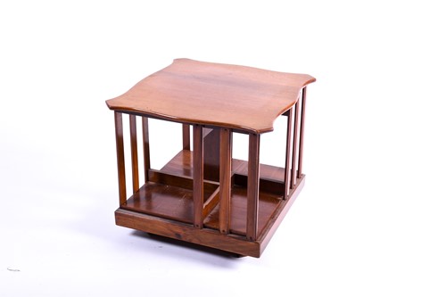 Lot 145 - An Edwardian, walnut cartouch topped,...