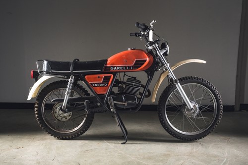 Lot 14 - A 1981 Italian Garelli Enduro 40 red scrambler...
