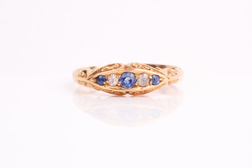 Lot 202 - A late 19th / early 20th century 18ct yellow...