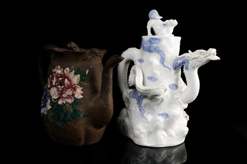 Lot 166 - A Japanese Meiji period Hirado porcelain wine...