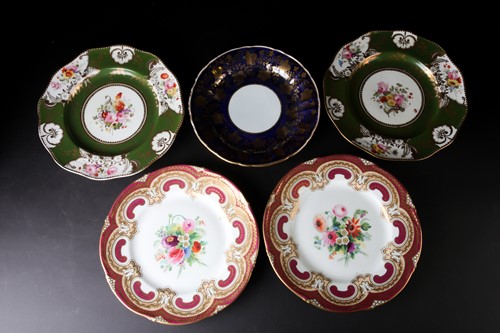 Lot 380 - A 19th century Wedgwood porcelain shallow dish,...