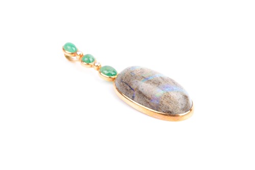 Lot 150 - Grima. An unusual 18ct yellow gold, diamond,...