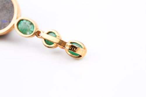 Lot 150 - Grima. An unusual 18ct yellow gold, diamond,...
