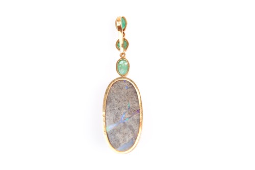 Lot 150 - Grima. An unusual 18ct yellow gold, diamond,...