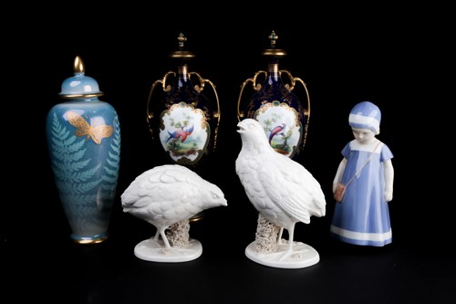 Lot 382 - A pair of 20th Century Royal Crown Derby...