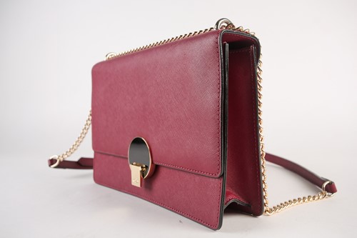 Lot 509 - Vivienne Westwood; A burgundy leather Balmoral-...