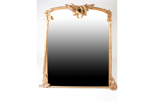 Lot 115 - A large late 19th century gilt-framed...