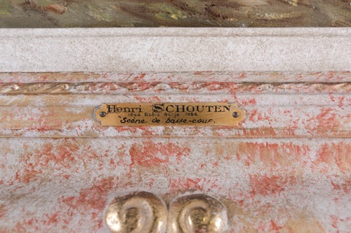 Lot 43 - Henry Schouten (1857-1927) Belgian, 'Scene de...