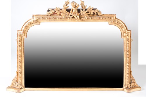 Lot 126 - A 19th century carved and gilt gesso...