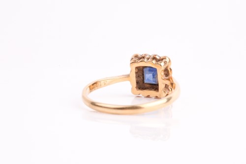 Lot 90 - An early 20th century synthetic sapphire and...