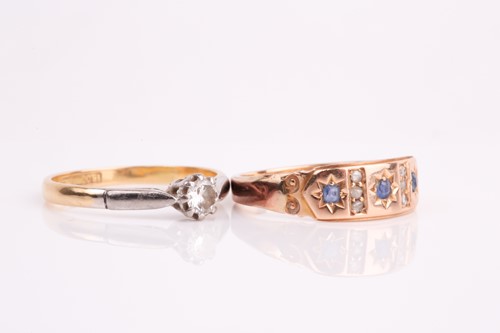 Lot 133 - A single stone diamond ring, the brilliant cut...