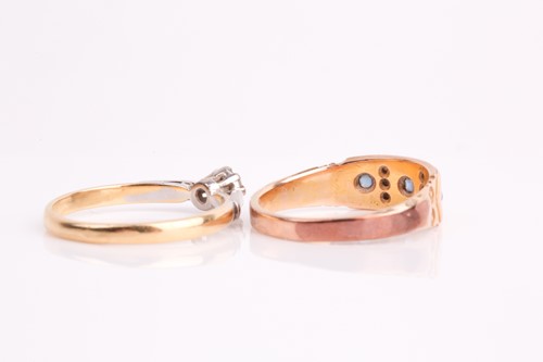 Lot 133 - A single stone diamond ring, the brilliant cut...
