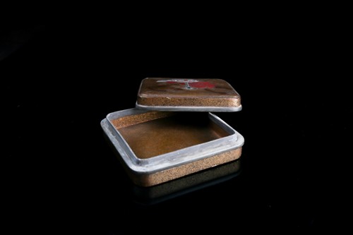 Lot 180 - Japanese Meiji period rouge and makie lacquer...
