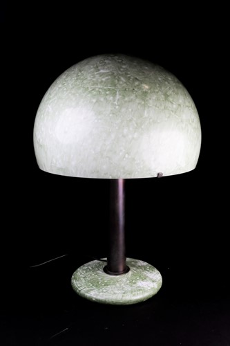 Lot 368 - An Italian Modernist style bronze and mottled...