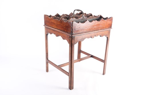 Lot 251 - A George III mahogany butler's three-section...