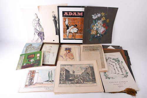 Lot 71 - A collection of theatrical ephemera from the...