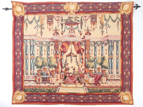 Lot 342 - A Point des Meurins machined tapestry after...